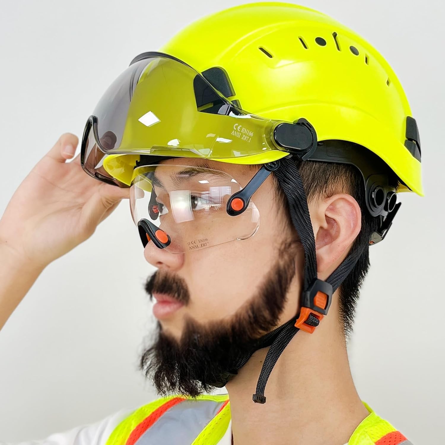 Helmet Clips for Light Lamp Hard Hat Light Clips,Hardhat Accessory, Mount  Hook for Helmet,Cap Strap 100 Pcs 